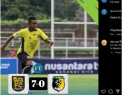 PNM Liga Nusantara 2024/2025: Hujan Gol, Waanal Brothers Cukur Habis PSM Madiun