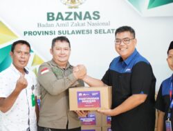 Bosowa Peduli dan PT MCM Serahkan 200 Paket Pangan kepada Baznas Sulsel