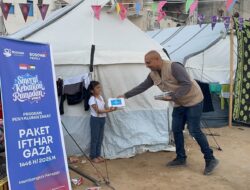500 Porsi Paket Iftar Implementasi Bosowa Peduli Kini Tiba di Gaza Palestina