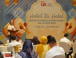Memperat Silaturahmi Dan Menjaga Keharmonisan OJK Sulselbar Gelar Halal Bihalal