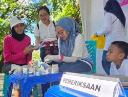 PDGKI Sulsel Periksa Gizi Pengunjung CFD Unhas, Prof. Farida: Alhamdulillah, Saya Sehat