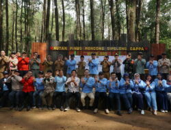 Gandeng Pemkab Gowa, Telkom Regional V Tanam 5.000 Bibit Pohon di Hutan Lindung Desa Bissoloro Gowa