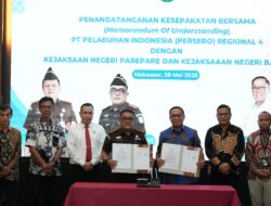 Perkuat Sinergi, Pelindo Regional 4 Teken MoU dengan Kejari Parepare & Kejari Barru
