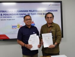 Pelindo dan Pertamina EP Teken Perjanjian Kerja Sama Jasa Pemanduan dan Penundaan di CBM Bunyu Kaltara