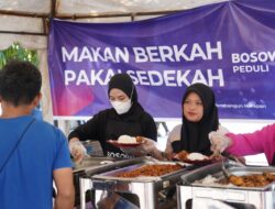 MAKAN BERKAH, PAKAI SEDEKAH Program Inovatif Bosowa Peduli Hadir di Masjid Agung 45 Makassar