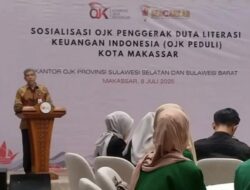 OJK SulselSulbar Gelar Sosialiasi Duta Literasi Keuangan Bagi Mahasiswa di Makassar