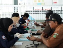 Semarak HUT ke-80 RI, SPJM Gelar Pemeriksaan Kesehatan Gratis untuk TKBM