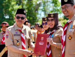 Sekda Sulsel Pimpin Apel Besar Hari Pramuka ke-64 di Barru