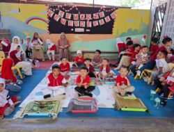 Semarak Menyambut HUT RI, TK Islam Athirah Racing Centre Gelar Lomba Asah Life Skill Anak