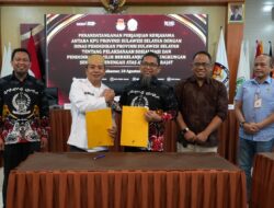 KPU Sulsel dan Dinas Pendidikan Sulsel Menandatangani MoU Pendidikan Pemilih Berkelanjutan di Sekolah Menengah Atas (SMA)/sederajat untuk Pemilihan OSIS Serentak se-Sulawesi Selatan