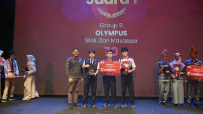 SMA Zion Makassar Jadi Juara Nasional Telkomsel Ilmupedia Berani Jawab  Season 6 2025