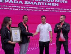 Pertama di Indonesia SMARTFREN Catat Rekor Nasional Sebagai Penyedia Layanan Telekomunikasi