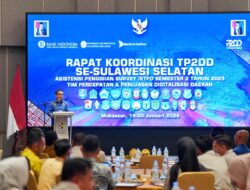 Sekda Sulsel Buka Rakor TP2DD se-Sulsel, Perkuat Elektronifikasi Transaksi dan Digitalisasi Keuangan Daerah