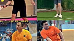 Tokoh Publik dan Eks Atlet di Sulsel Unjuk Skill, Duel Sengit Senior Padel Tersaji Malam Ini