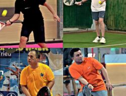 Tokoh Publik dan Eks Atlet di Sulsel Unjuk Skill, Duel Sengit Senior Padel Tersaji Malam Ini