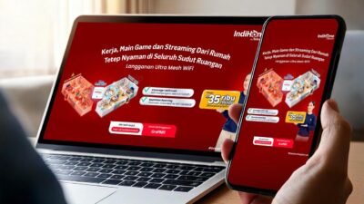 IndiHome Ultra Mesh Wi‑Fi_1-4: Telkomsel menghadirkan IndiHome Ultra Mesh Wi‑Fi, sebagai solusi Wi‑Fi berteknologi “mesh” yang membantu memperluas jangkauan Wi‑Fi agar lebih merata di berbagai ruangan, terutama pada hunian banyak sekat dan kamar.
