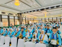 393 Jemaah Haji Soppeng Kloter 1 Keberangkatan dari Embarkasi Makassar