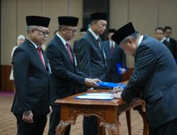 Gubernur BI Lantik Pemimpin Satuan Kerja Di Bank Indonesia
