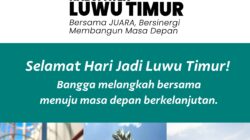HUT23 Tahun Luwu Timur: Harmoni Pertumbuhan, Industri, dan Keberlanjutan dari Timur Indonesia