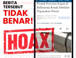 Pemprov Sulsel Tegaskan Proyek Irigasi Bontorihu Bukan Kewenangan Provinsi