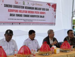 OJK Sulselbar Perkuat Ekosistim Keuangan Inklusif Bagi Masyarakat Nelayan Melalui Program EKI Dan KNMP Di Kabupaten Sinjai