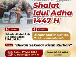 Pemprov Sulsel Ajak Masyarakat Shalat Idul Adha di Masjid Kubah 99 CPI Makassar