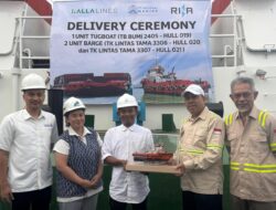 Kalla Lines Perkuat Shipping Services, Tambah 1 Tugboat dan 2 Barge