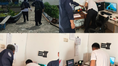 Verifikasi Lapangan Stasiun Radio Boom Baru Tanjung Buyut Oleh Distrik Navigasi