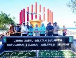 Resmikan Tugu Ujung Aspal Selatan Sulawesi, Gubernur Sulsel Dorong Pariwisata Selayar