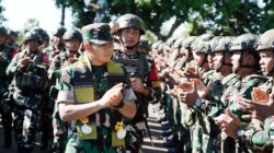 Kasdam XIV/Hsn Cek Kesiapan Satgas Yonif 726/TML, Prajurit Tamalatea Siap Jaga Kedaulatan NKRI di Papua