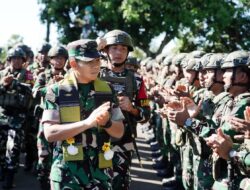Kasdam XIV/Hsn Cek Kesiapan Satgas Yonif 726/TML, Prajurit Tamalatea Siap Jaga Kedaulatan NKRI di Papua