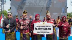 Gubernur Sulsel Gelontorkan Bantuan Keuangan Rp15 Miliar untuk Luwu Timur di Hari Jadi ke-23