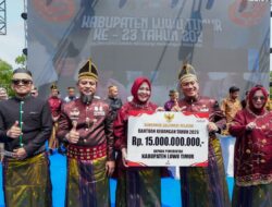 Gubernur Sulsel Gelontorkan Bantuan Keuangan Rp15 Miliar untuk Luwu Timur di Hari Jadi ke-23