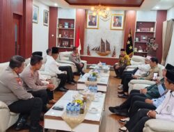 Dihadapan Kakanwil Kemenag, Kapolda Sulsel Siap Hadir dan Support Kesuksesan Tabliq Akbar dan Istigosah IPIM