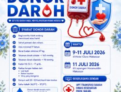 Ayo Ikuti! Donor Darah Semarak HKG PKK ke-54 dan 46 Tahun Dekranas, Bantu Jaga Ketersediaan Stok Darah