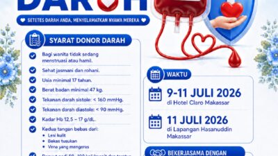 Ayo Ikuti! Donor Darah Semarak HKG PKK ke-54 dan 46 Tahun Dekranas, Bantu Jaga Ketersediaan Stok Darah