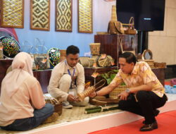 Perkuat Kriya Lokal Luwu Timur, PT Vale Hadirkan Anyaman Teduhu di Ajang Dekranas