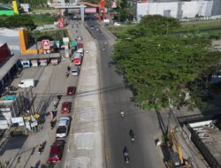 Gubernur Sulsel Buka 50 Persen Jalur Ruas Jalan Hertasning–Aroepala Menuju Gowa yang Telah Rampung Dibeton