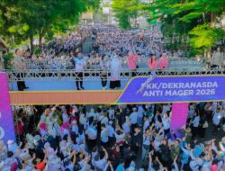 Selvi Ananda Lepas Jalan Sehat Anti Mager Sulsel, Gubernur Andi Sudirman Apresiasi Antusiasme Masyarakat