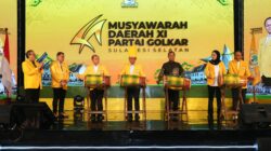 Hadiri Musda XI Golkar Sulsel, Gubernur Andi Sudirman Apresiasi Dukungan Fraksi Golkar untuk Pembangunan Daerah