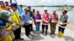 Gubernur Sulsel Ground Breaking Pembangunan Tanggul 200 Meter Penanganan Banjir Sungai Rongkong di Luwu Utara