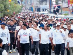 Gubernur Sulsel Lepas Ribuan Peserta Jalan Sehat Anti Mager Toraja Utara
