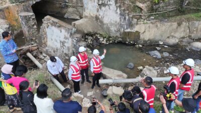Gubernur Sulsel Ground Breaking Rehabilitasi DI Balombong Toraja Utara