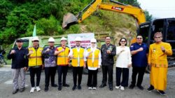 Gubernur Sulsel Ground Breaking Ruas Rantepao-Pangala-Baruppu, Minta Dukungan Masyarakat