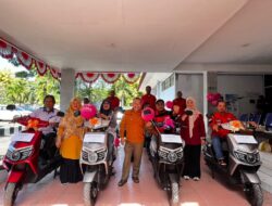 Disnakertrans Sulsel Perkuat Hubungan Industrial Lewat Penyerahan Bantuan Motor Listrik bagi Serikat Buruh