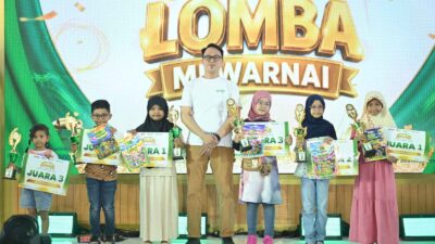 Memperingati Hari Anak Nasional 2026, PT Pegadaian (Persero) Kanwil VI Sulselbara Maluku menggelar Lomba Mewarnai bertema “Anak Berkarya, Keluarga Berdaya