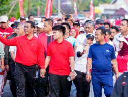 Hari Pramuka ke-65 di Bone, Gubernur Sulsel dan Mentan RI Lepas Ribuan Peserta Jalan Sehat
