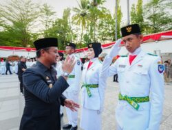 Gubernur Andi Sudirman Kukuhkan 73 Paskibraka Sulsel, Siap Kibarkan Sang Merah Putih
