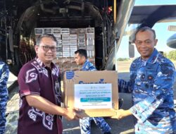 Peduli Korban Gempa NTT, Bandara Internasional Sultan Hasanuddin Salurkan Bantuan melalui Forkopimda Sulawesi Selatan