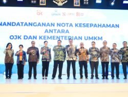 OJK dan Kementerian UMKM Menandatangani Nota Kesepahaman Sebagai Bentuk Penguatan Pemberdayaan UMKM